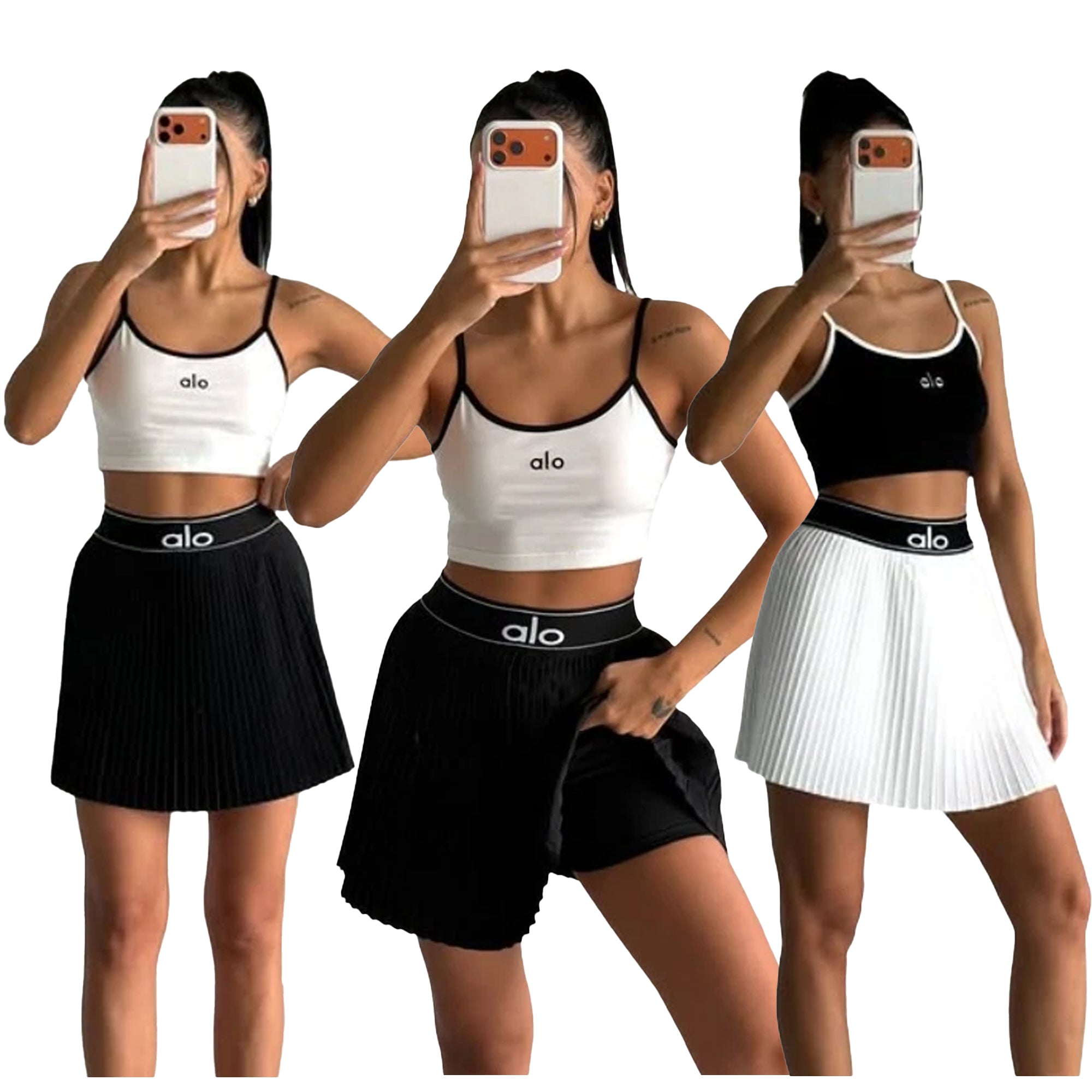 AL035-Mini Skort Set