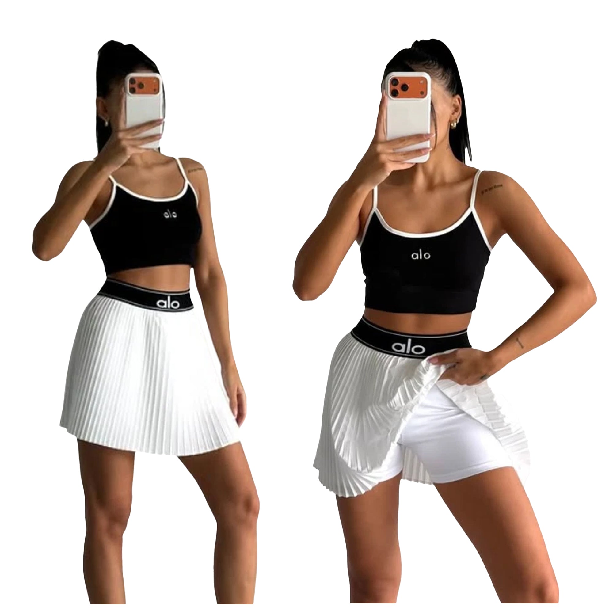 AL035-Mini Skort Set
