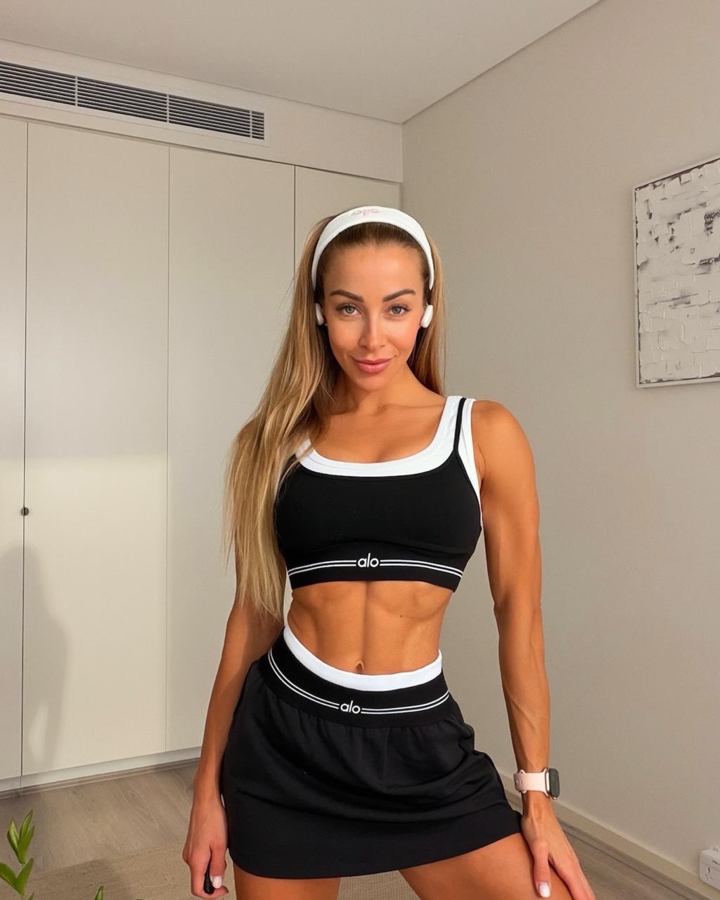AL037-Mini Skort Set