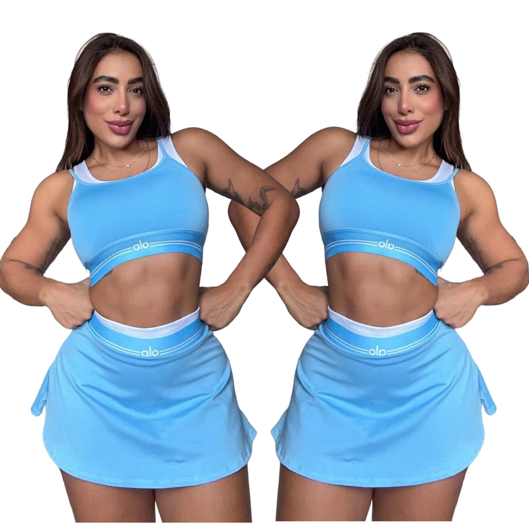 AL037-Mini Skort Set