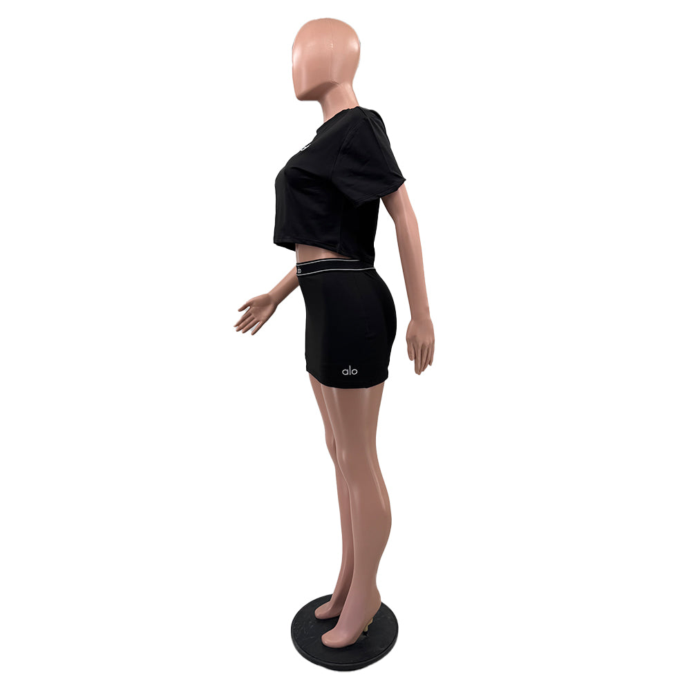 AL012-Shorts Tracksuit Set