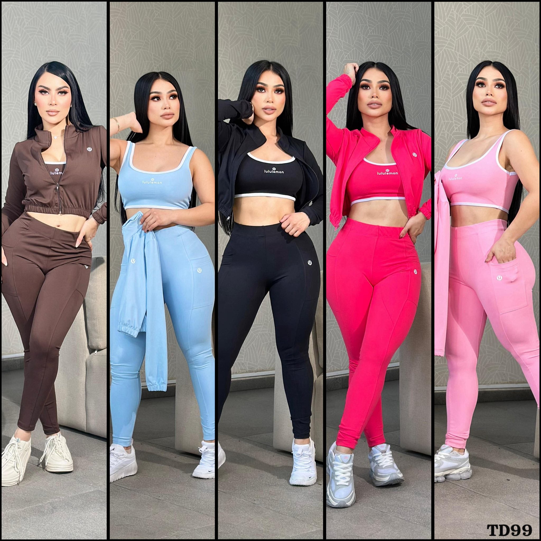 AL022-3 Pieces Tracksuit Set