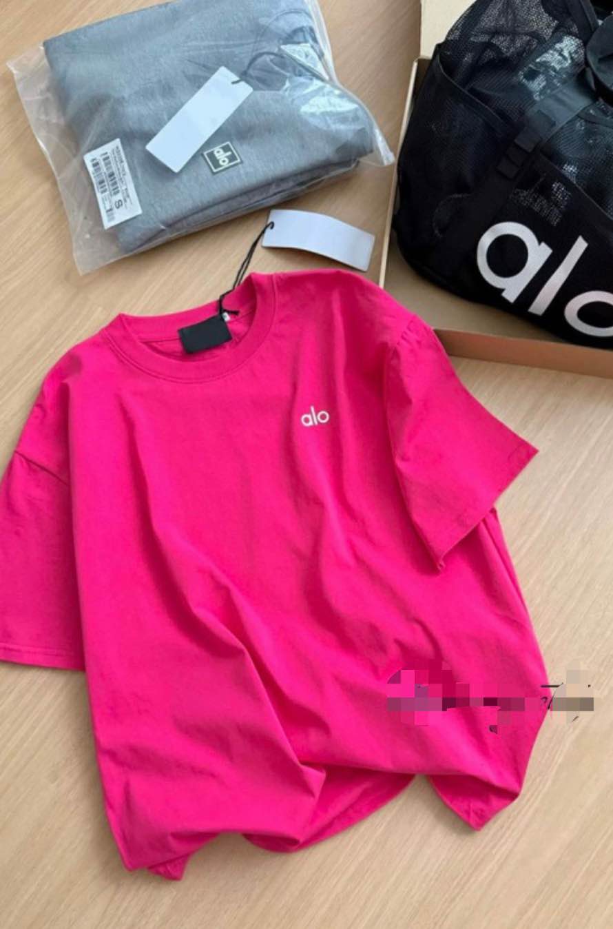 ALT212-Letter Print Crewneck Tee