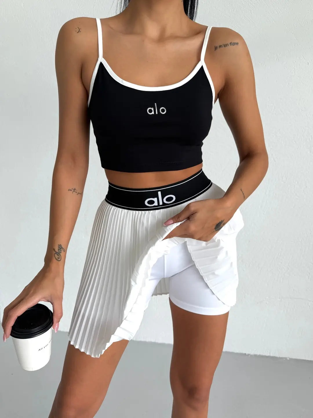 AL035-Mini Skort Set